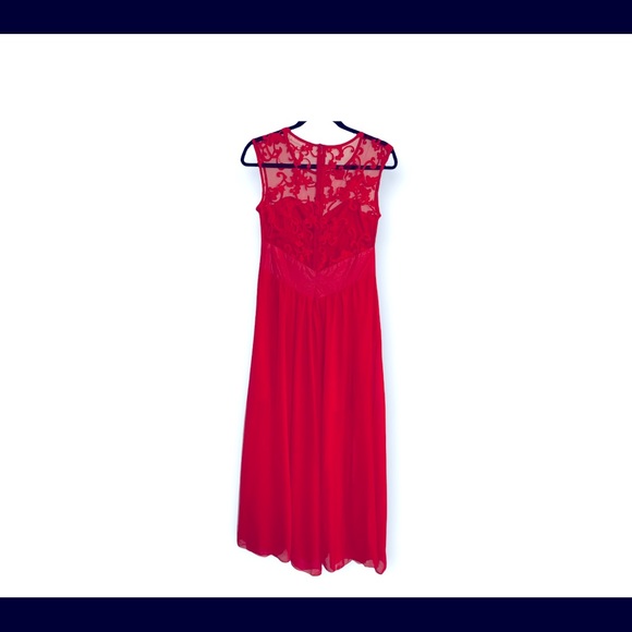 Rafunla Red Gown Sz L - Picture 5 of 7